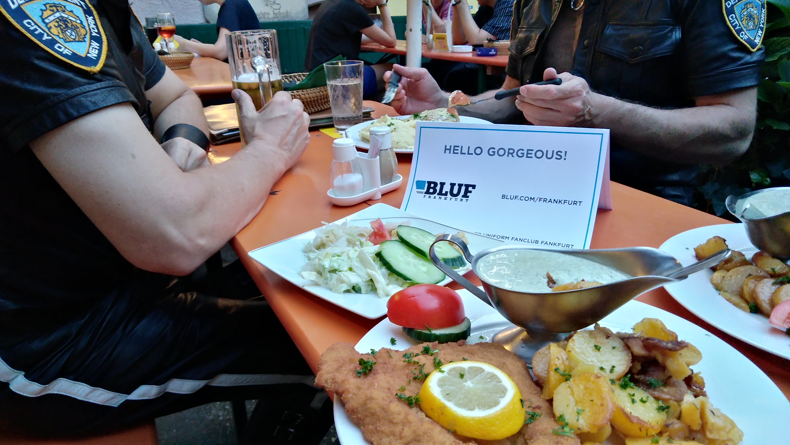 Bluf leathermen frankfurt dinner