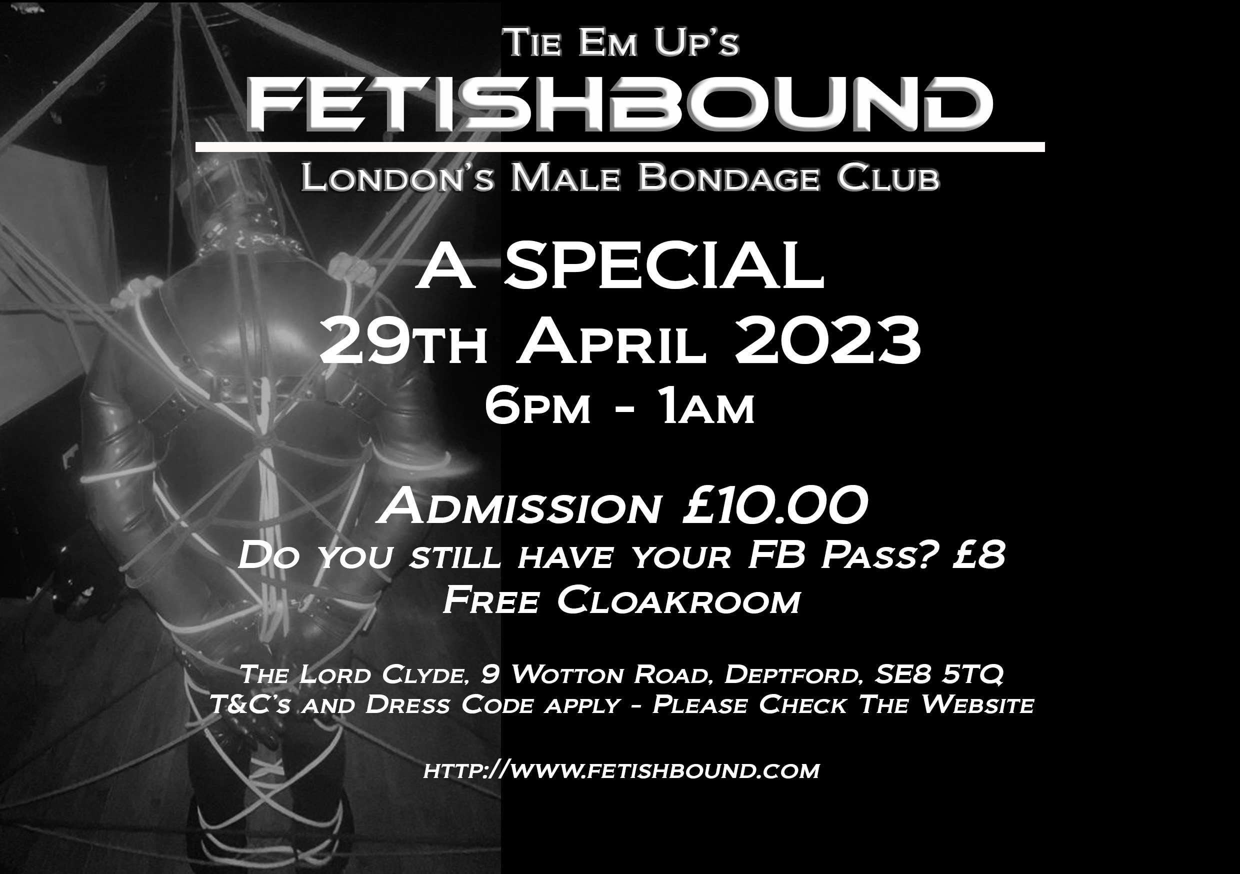 FetishBound, Londons Male Bondage Club